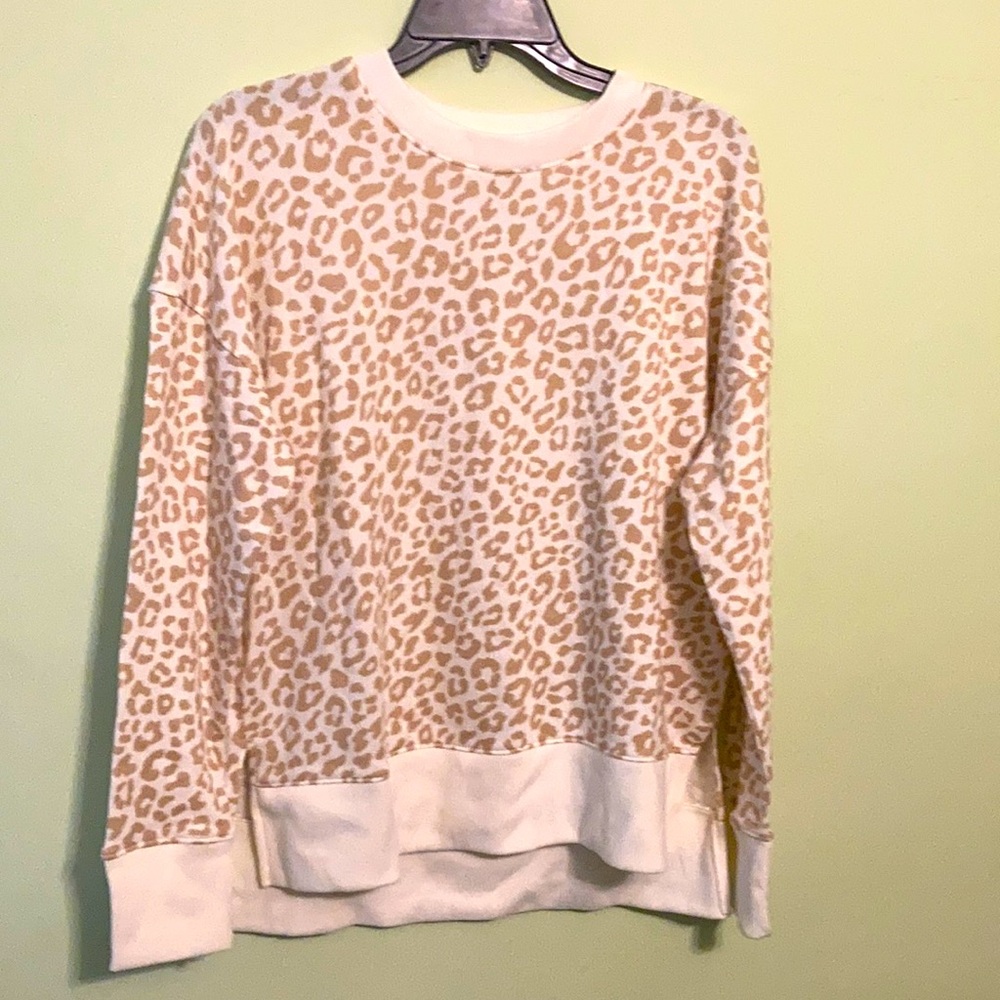 Time and Tru Leopard Sweater